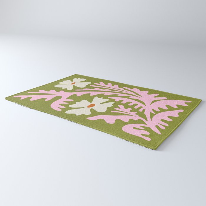 Wasabi & Cupid: Les Fleurs | Flower Market Color Series 10 Rug Gallery Image 3