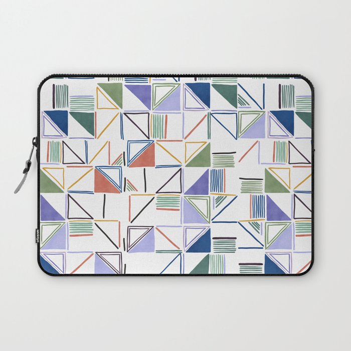 Abstract forms of lines 77G Laptop Sleeve Gallery Image 1