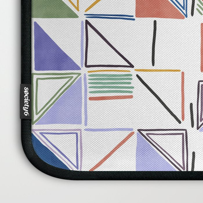 Abstract forms of lines 77G Laptop Sleeve Gallery Image 3