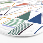 Abstract forms of lines 77G Bath Mat Gallery Image 3