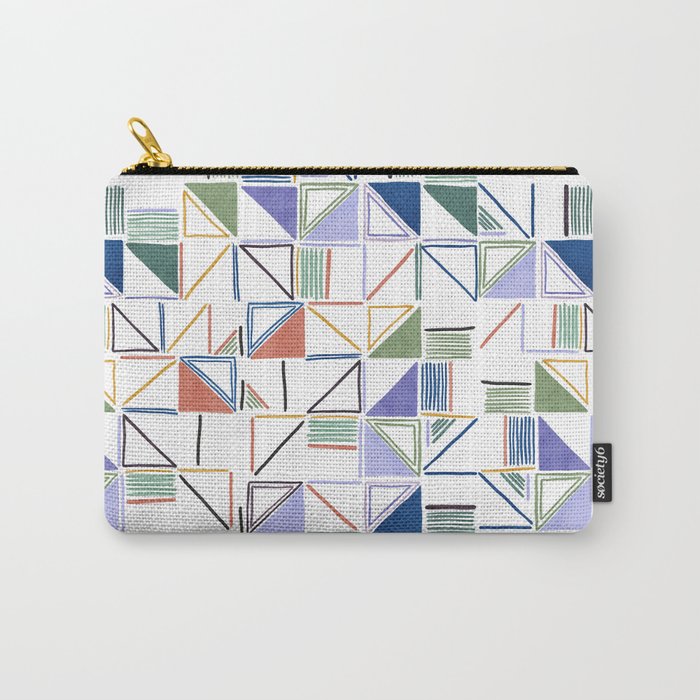 Abstract forms of lines 77G Carry All Pouch Gallery Image 1