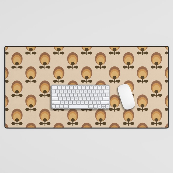 Sunrise Flowers Desk Mat Gallery Image 1