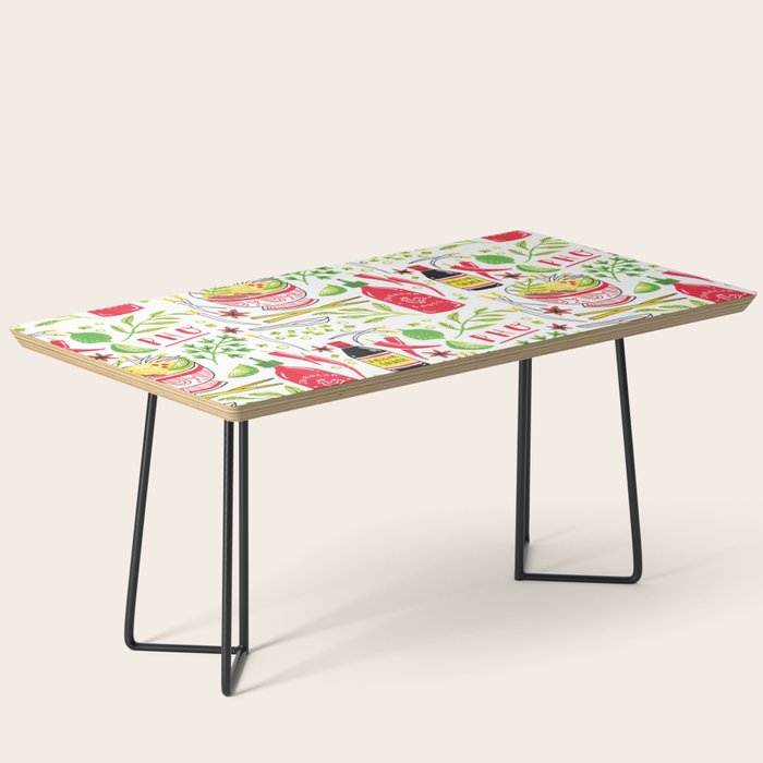 Vietnamese Pho Soup Sriracha Coffee Table Gallery Image 1