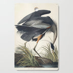 Great blue Heron from Birds of America (1827) by John James Audubon Cutting Board Gallery Image 1