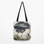 Great blue Heron from Birds of America (1827) by John James Audubon Tote Bag Gallery Image 2