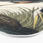Great blue Heron from Birds of America (1827) by John James Audubon Bath Mat Gallery Image 3