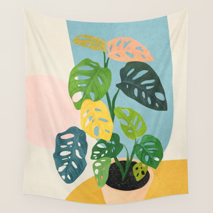 Colorful Branching Out 09 Wall Tapestry Gallery Image 4