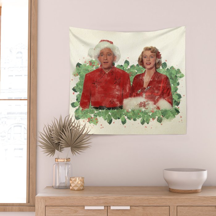 Bob & Betty (White Christmas) Wall Tapestry Gallery Image 2