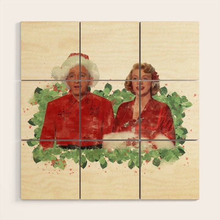 Bob & Betty (White Christmas) Wood Wall Art Gallery Image 1