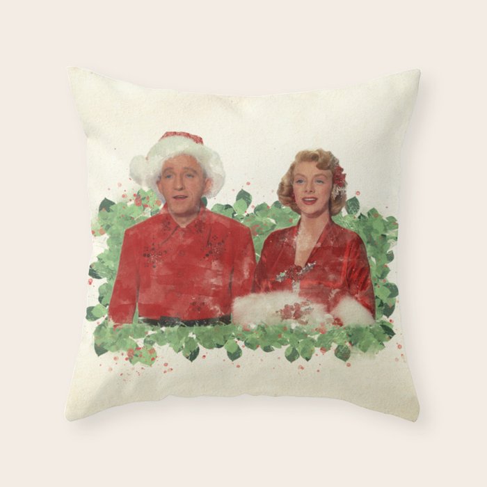 Bob & Betty (White Christmas) Throw Pillow Gallery Image 6