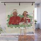 Bob & Betty (White Christmas) Wall Mural Gallery Image 1