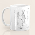 Surfboard Patent - Surfer Surfing Lover Art - Blueprint Coffee Mug Gallery Image 3