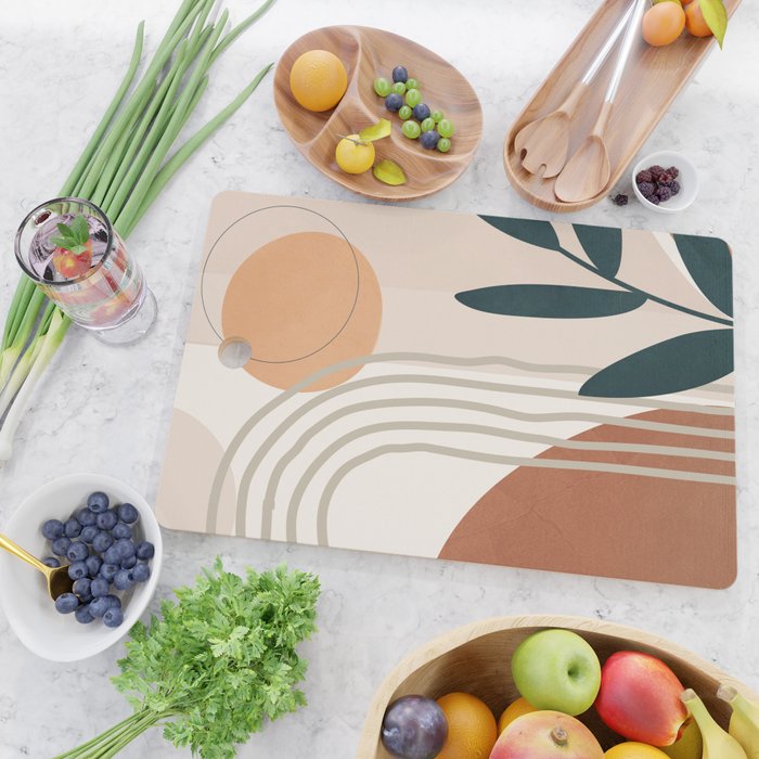 Modern Shapes Design 14 Cutting Board Gallery Image 2
