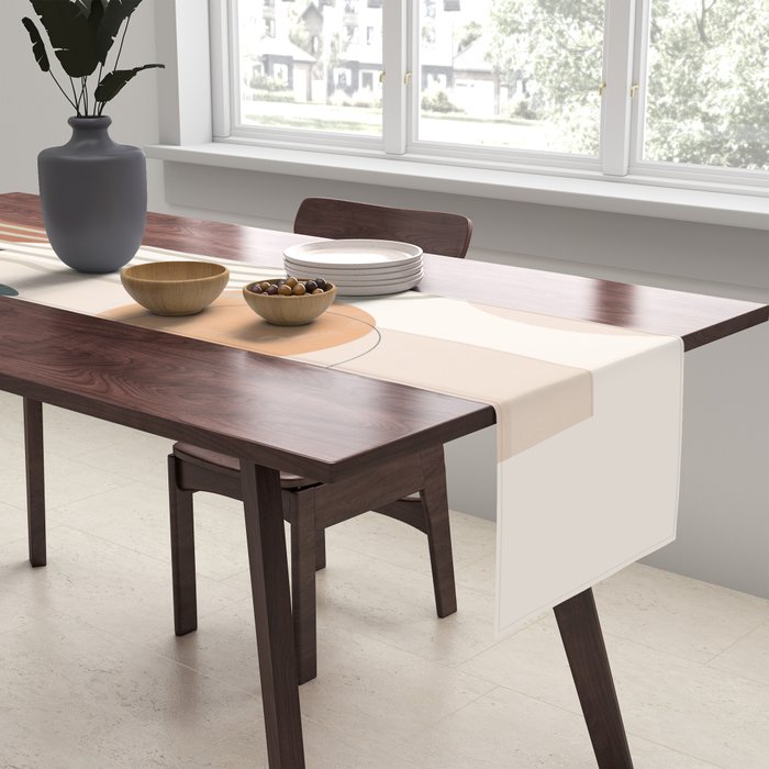 Modern Shapes Design 14 Table Runner Gallery Image 2