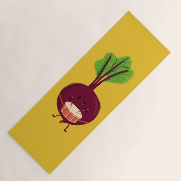 Beet's drum beat Yoga Mat Gallery Image 1