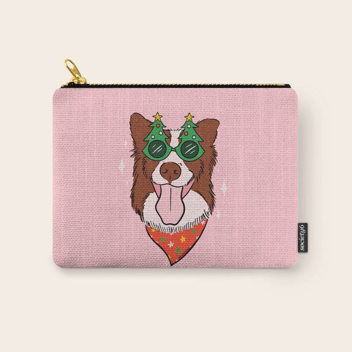 Christmas Dog Carry All Pouch Gallery Image 1