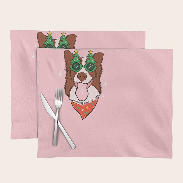 Christmas Dog Placemat Gallery Image 1