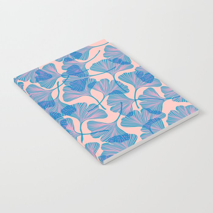 Abstraction_Ginkgo_Pattern_Minimalism_002 Notebook Gallery Image 1
