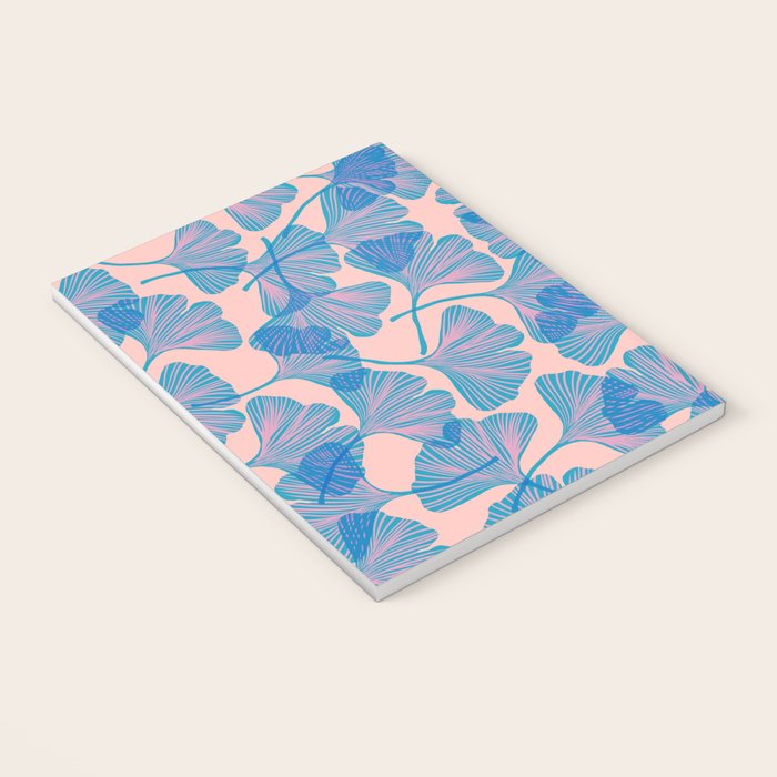 Abstraction_Ginkgo_Pattern_Minimalism_002 Notebook Gallery Image 3
