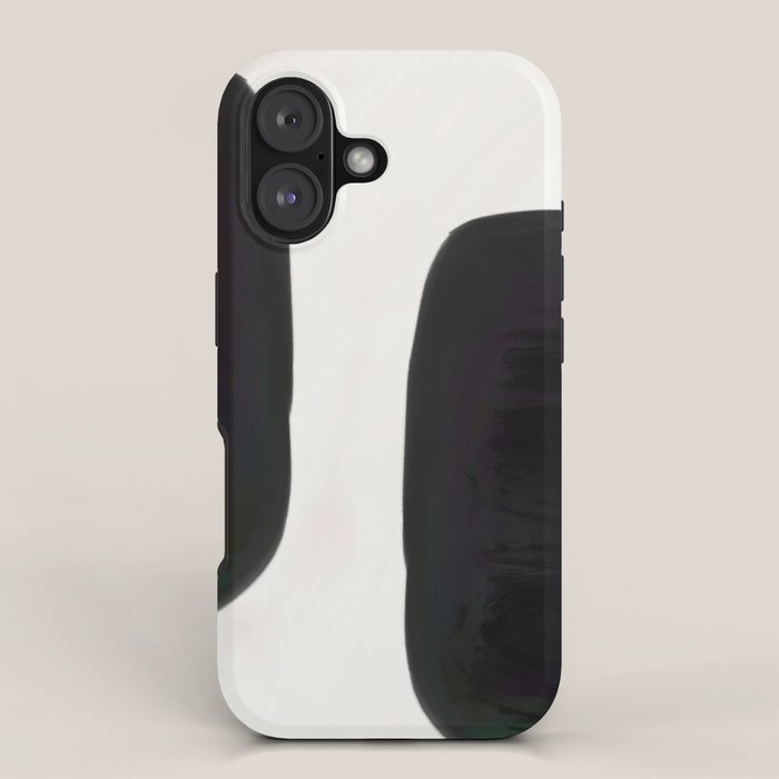 Kramer vs Kramer - Abstract Shape Composition iPhone Case Gallery Image 1