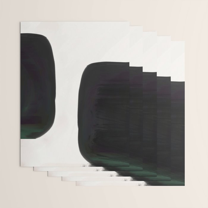 Kramer vs Kramer - Abstract Shape Composition Wrapping Paper Gallery Image 3