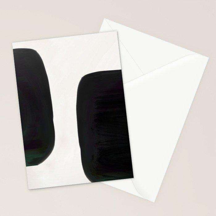 Kramer vs Kramer - Abstract Shape Composition Stationery Card Gallery Image 2