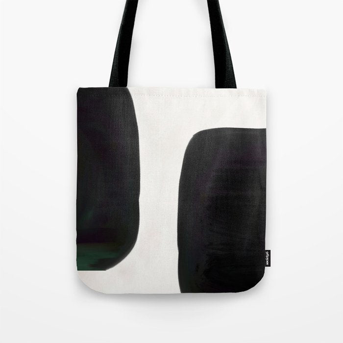 Kramer vs Kramer - Abstract Shape Composition Tote Bag Gallery Image 1