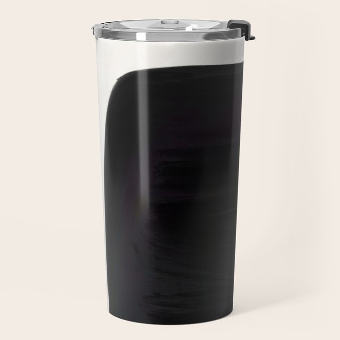 Kramer vs Kramer - Abstract Shape Composition Travel Mug Gallery Image 2