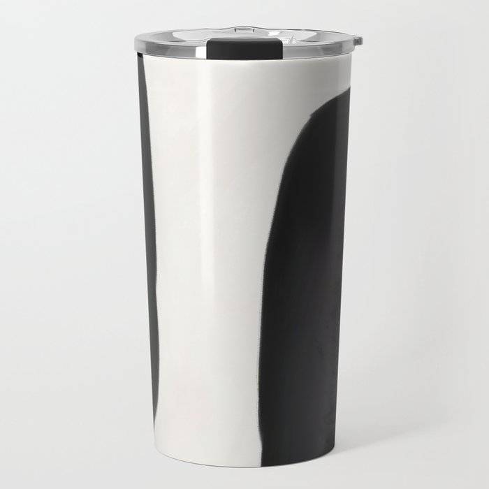 Kramer vs Kramer - Abstract Shape Composition Travel Mug Gallery Image 1