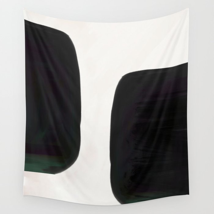 Kramer vs Kramer - Abstract Shape Composition Wall Tapestry Gallery Image 1