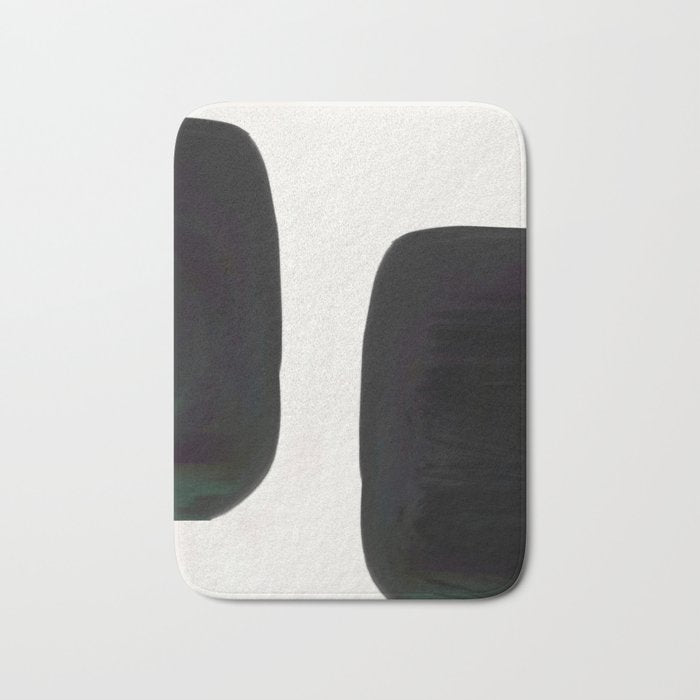 Kramer vs Kramer - Abstract Shape Composition Bath Mat Gallery Image 1