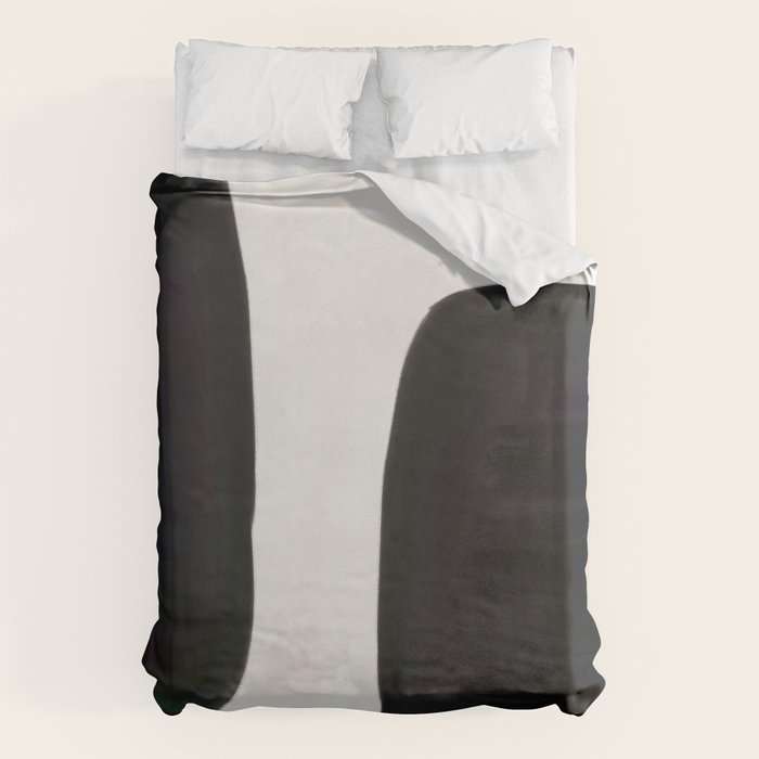 Kramer vs Kramer - Abstract Shape Composition Duvet Cover Gallery Image 1