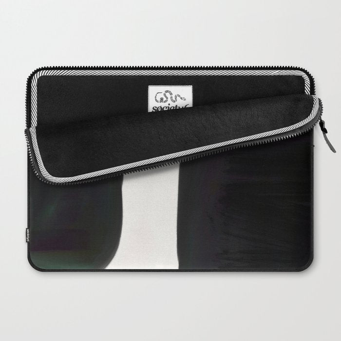 Kramer vs Kramer - Abstract Shape Composition Laptop Sleeve Gallery Image 2