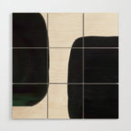 Kramer vs Kramer - Abstract Shape Composition Wood Wall Art Gallery Image 1