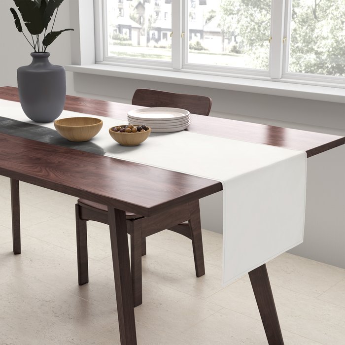 Kramer vs Kramer - Abstract Shape Composition Table Runner Gallery Image 2