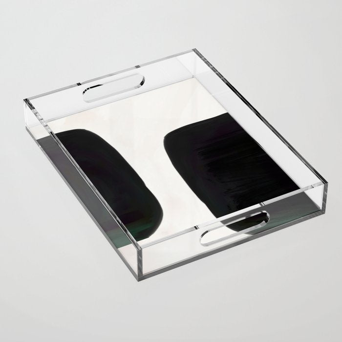 Kramer vs Kramer - Abstract Shape Composition Acrylic Tray Gallery Image 1