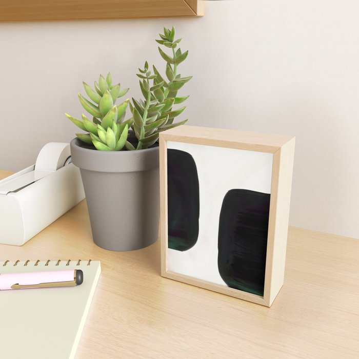 Kramer vs Kramer - Abstract Shape Composition Mini Art Print Gallery Image 2