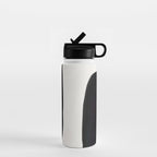 Kramer vs Kramer - Abstract Shape Composition Water Bottle Gallery Image 1