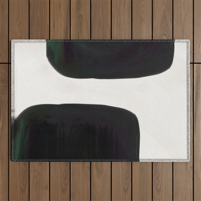 Kramer vs Kramer - Abstract Shape Composition Outdoor Rug Gallery Image 1