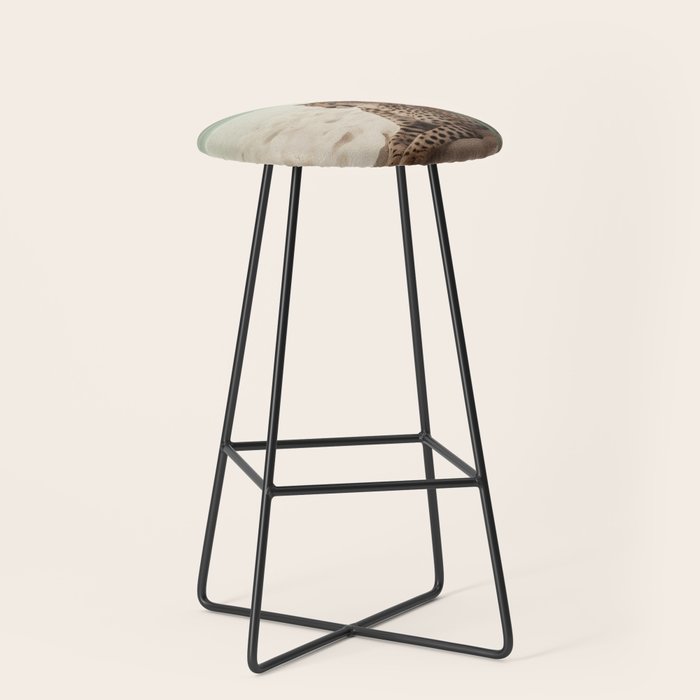 Cheetah's Vacation, Beach Prints Stool Gallery Image 1