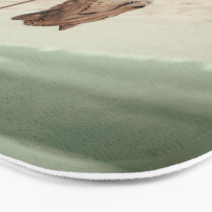 Cheetah's Vacation, Beach Prints Bath Mat Gallery Image 3