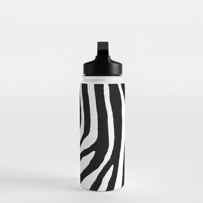 Zebra Stripes Pattern Water Bottle Gallery Image 3