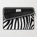 Zebra Stripes Pattern Laptop Sleeve Gallery Image 2