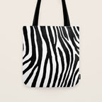 Zebra Stripes Pattern Tote Bag Gallery Image 1