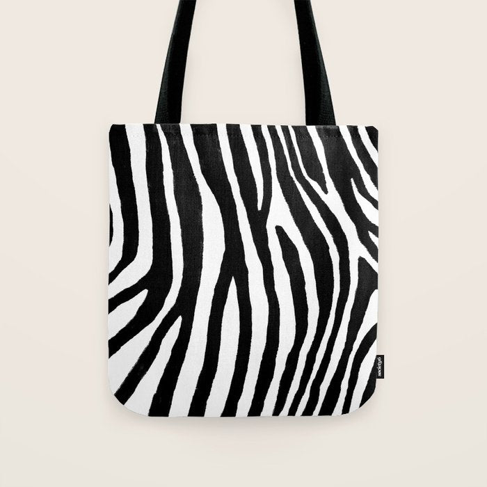 Zebra Stripes Pattern Tote Bag Gallery Image 1