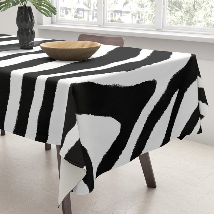 Zebra Stripes Pattern Tablecloth Gallery Image 3