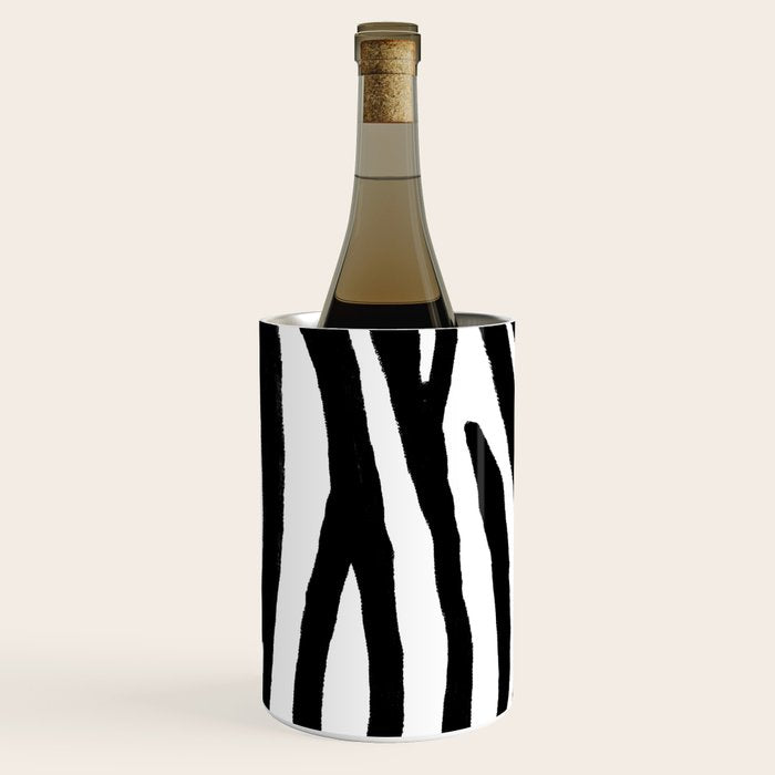 Zebra Stripes Pattern Wine Chiller Gallery Image 1