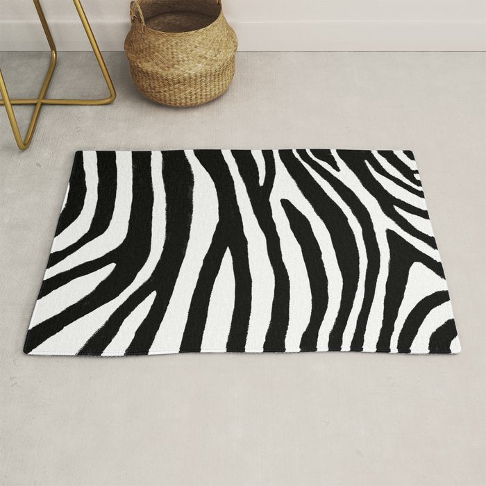 Zebra Stripes Pattern Rug Gallery Image 1