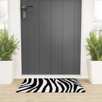 Zebra Stripes Pattern Welcome Mat Gallery Image 3