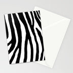 Zebra Stripes Pattern Stationery Card Gallery Image 2